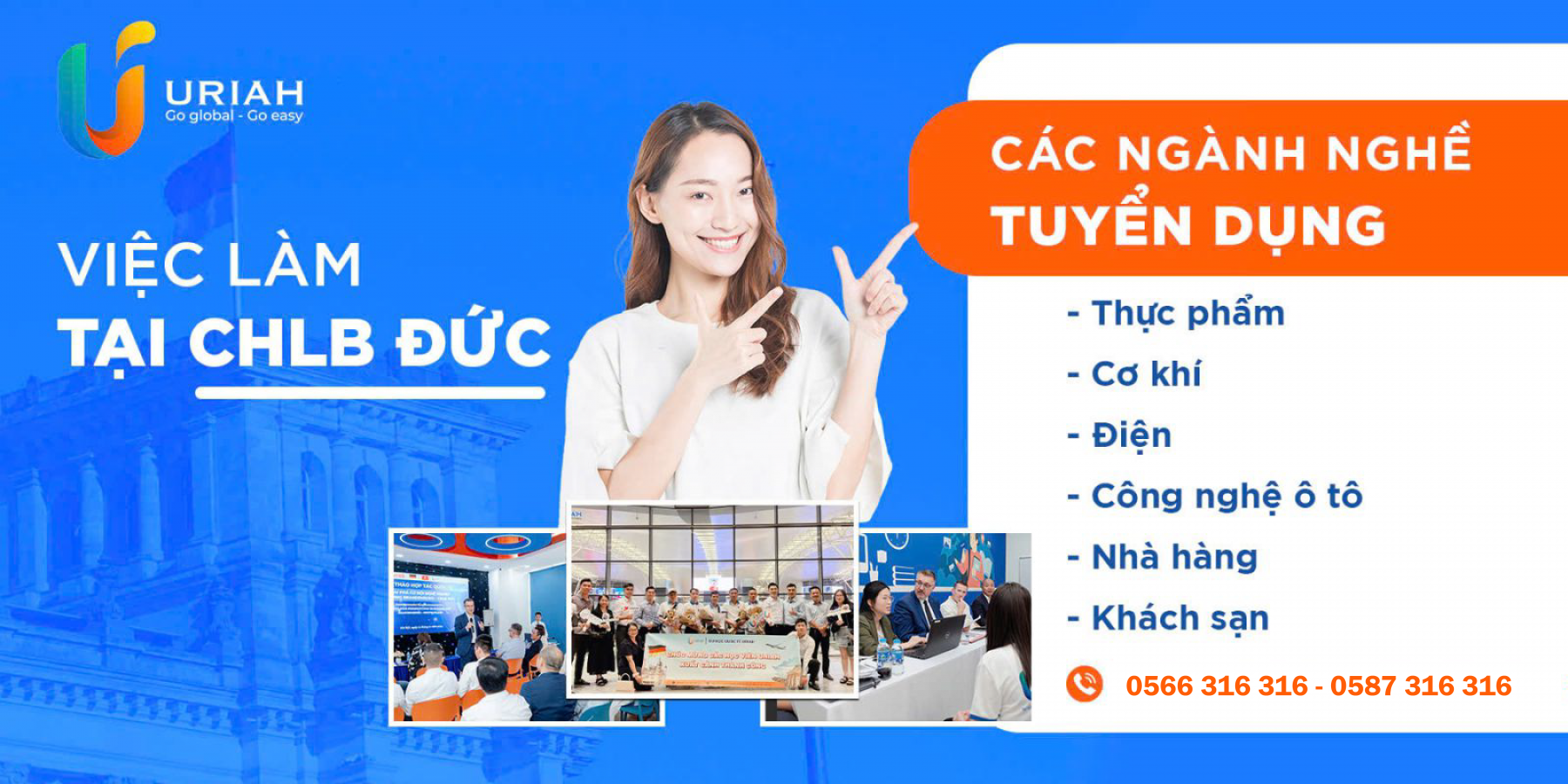 Slide việc làm tại đức