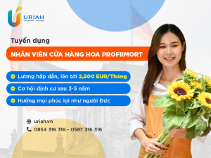 Tuyển dụng Nhân viên cửa hàng hoa PROFiIMORT – Môi trường làm việc chuyên nghiệp